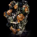 Andradite Garnet on Ferro-Hornblende - image 2