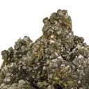 Andradite Garnet on Hedenbergite - image 2