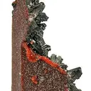 Andradite Garnet Pseudo. Rhodochrosite With Gaudefroyite - image 2