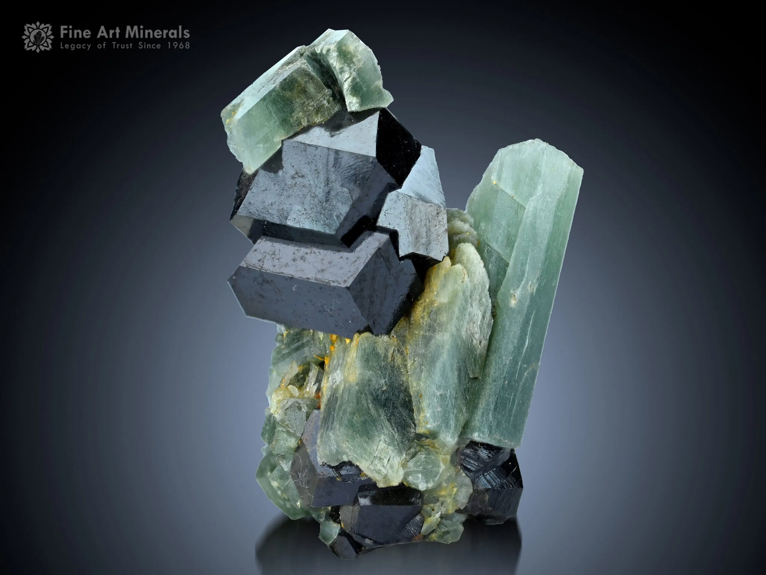 Andradite Garnet with Adularia from Baluchistan Pakistan - image 1