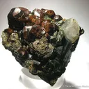 Andradite Garnet With Epidote and Quartz - image 1