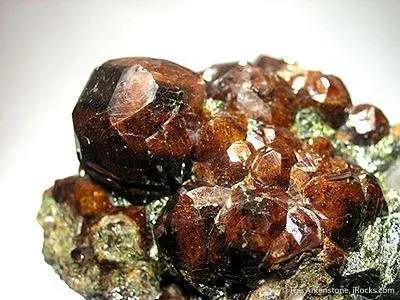 Andradite Garnet With Epidote and Quartz - image 2