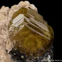 Andradite Garnet with Magnetite and Calcite - image 2
