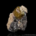 Andradite Garnet with Magnetite and Calcite - image 3