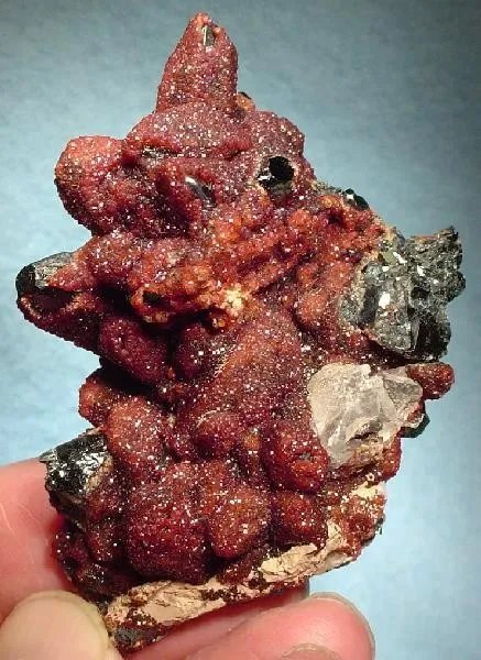 Andradite, Hematite, Calcite image