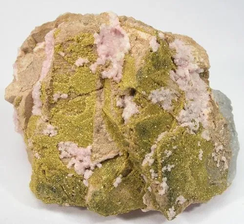 Andradite, Rhodochrosite image