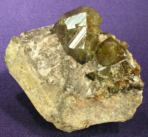 Andradite (Var: Demantoid) image