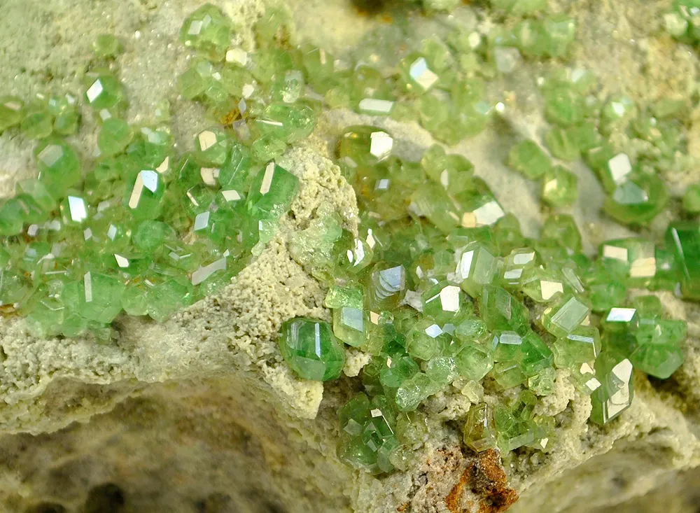 Andradite Var. Demantoid Garnet - image 3