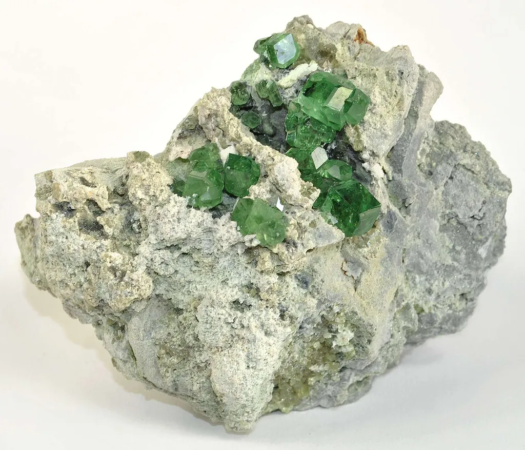 Andradite Var. Demantoid Garnet image