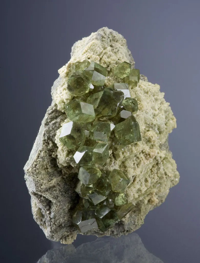 Andradite Var. Demantoid Garnet image