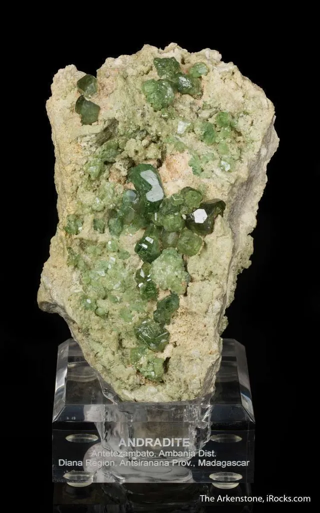 Andradite Var. Demantoid Garnet image