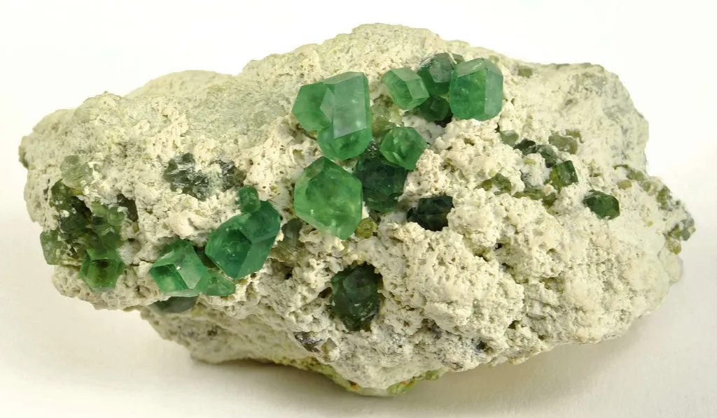 Andradite Var. Demantoid Garnet image