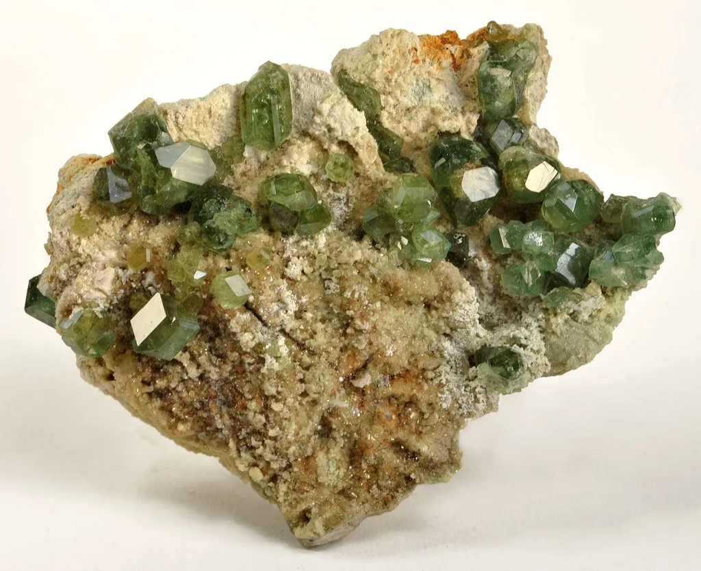 Andradite Var. Demantoid Garnet image