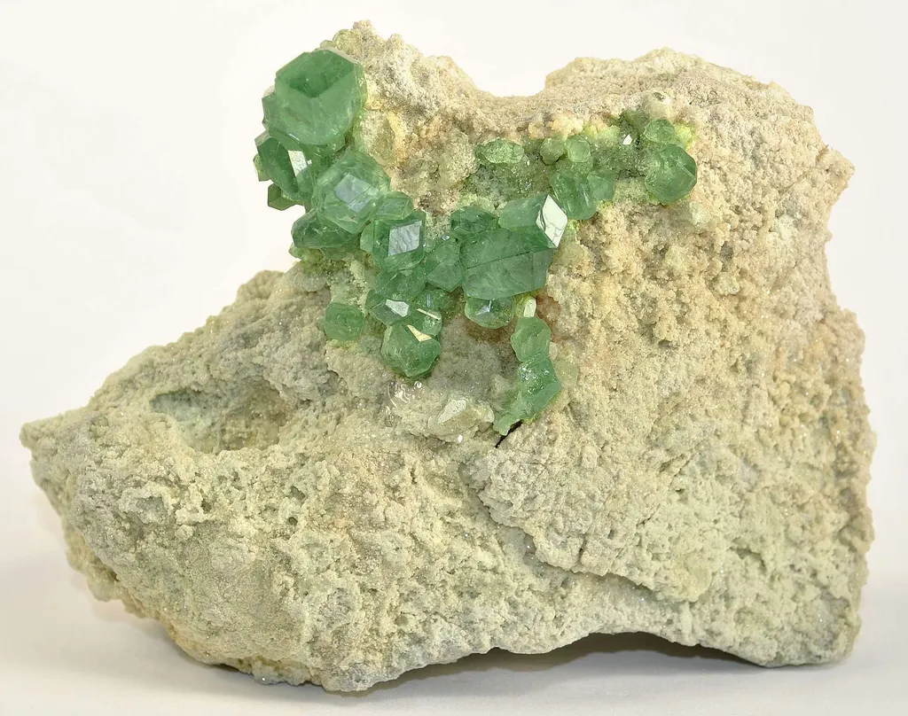 Andradite Var. Demantoid Garnet image