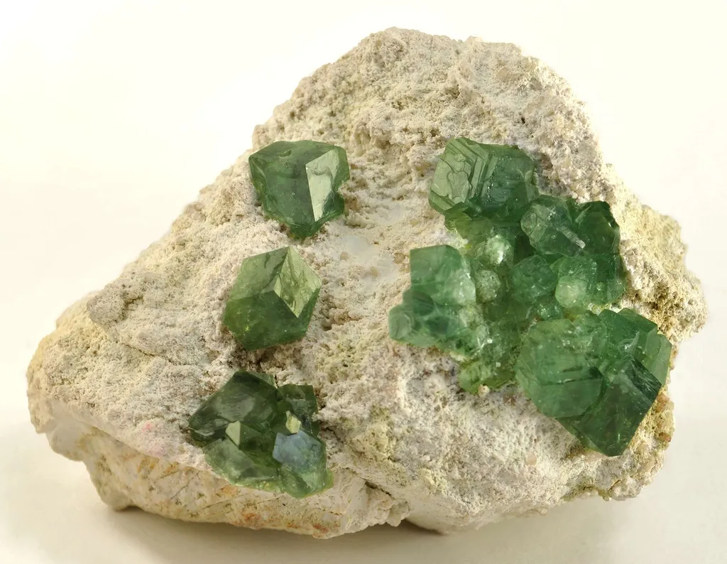 Andradite Var. Demantoid Garnet image