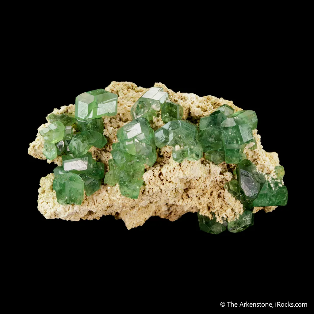 Andradite var. Demantoid Garnet image