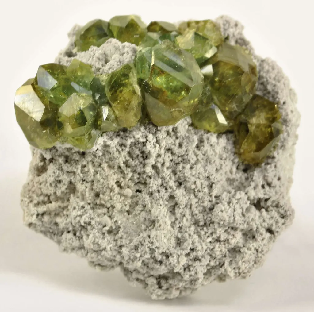 Andradite Var. Demantoid Garnet image