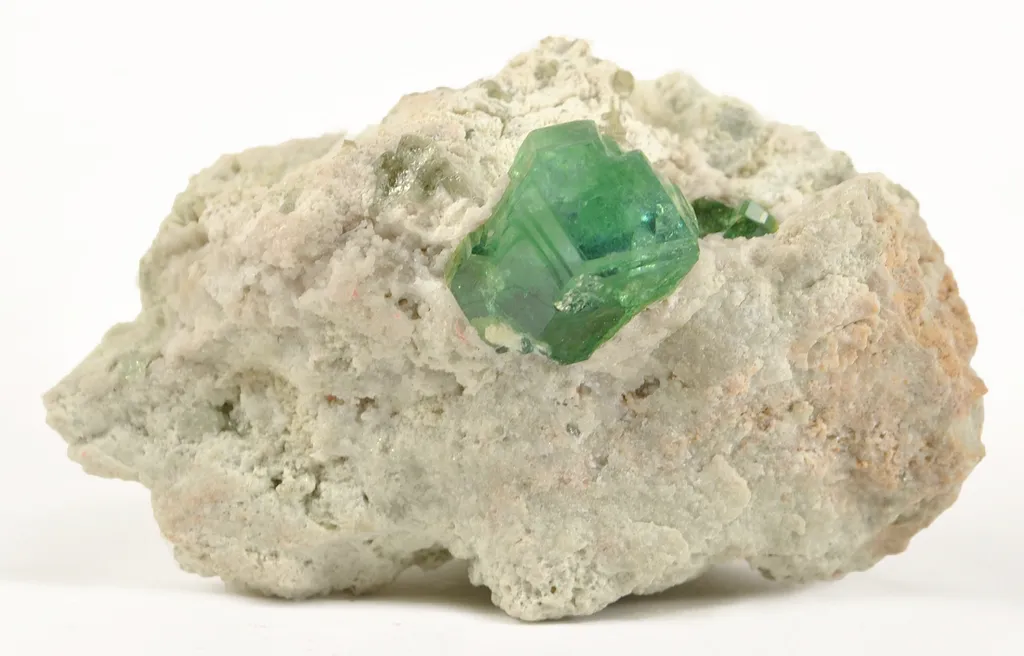 Andradite Var. Demantoid Garnet image