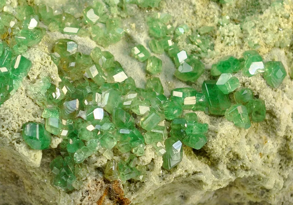 Andradite Var. Demantoid Garnet - image 2
