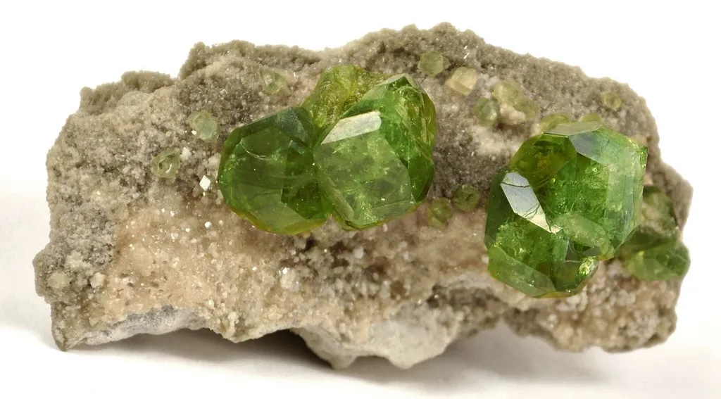 Andradite Var. Demantoid Garnet image