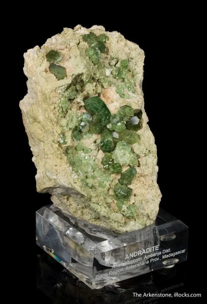 Andradite Var. Demantoid Garnet - image 2