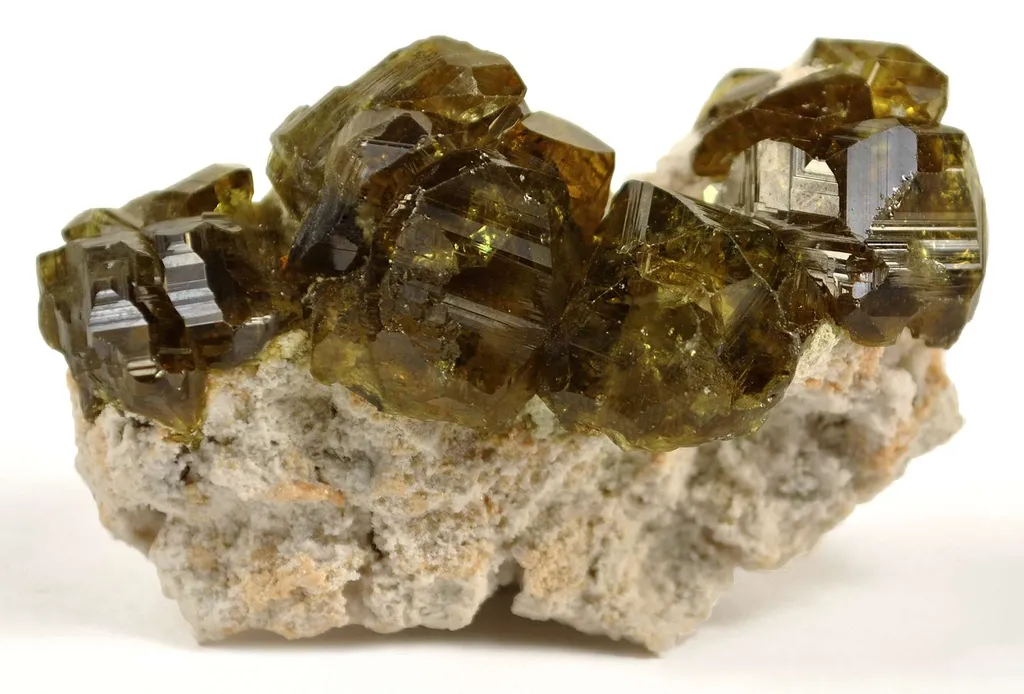 Andradite Var. Demantoid Garnet image