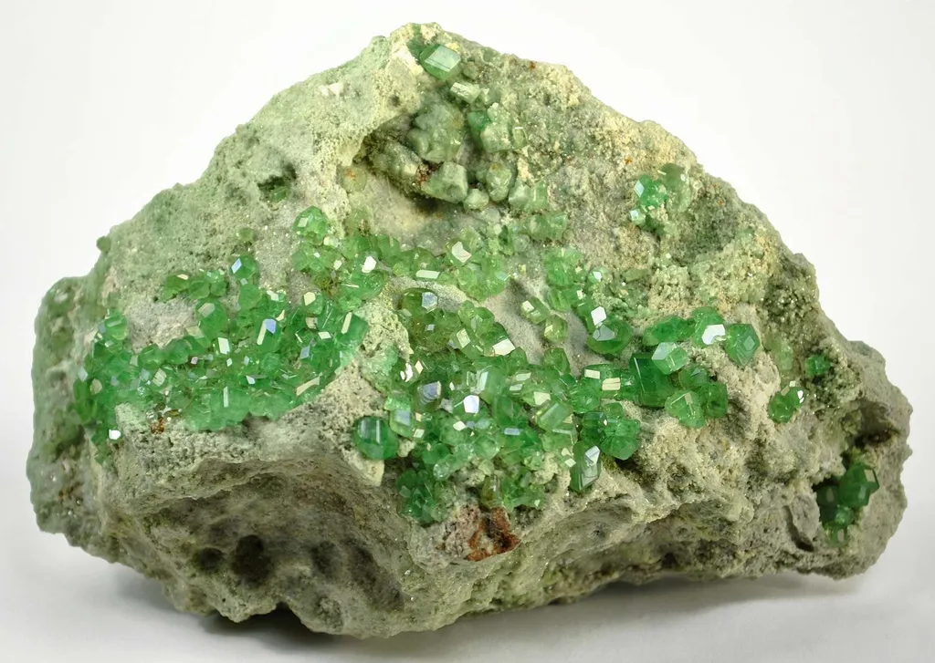 Andradite Var. Demantoid Garnet image