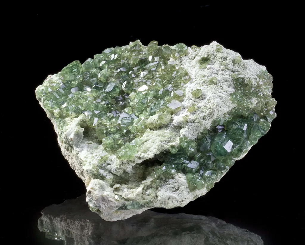 Andradite Var. Demantoid Garnet image