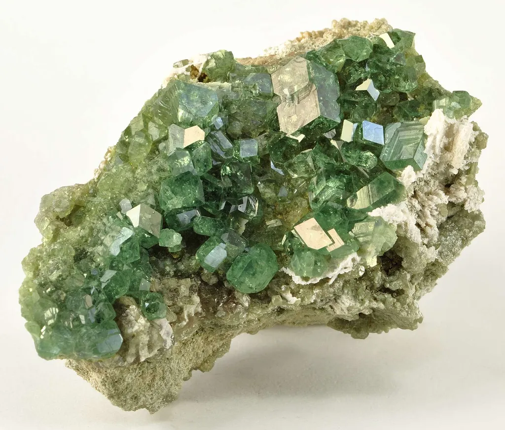 Andradite Var. Demantoid Garnet image