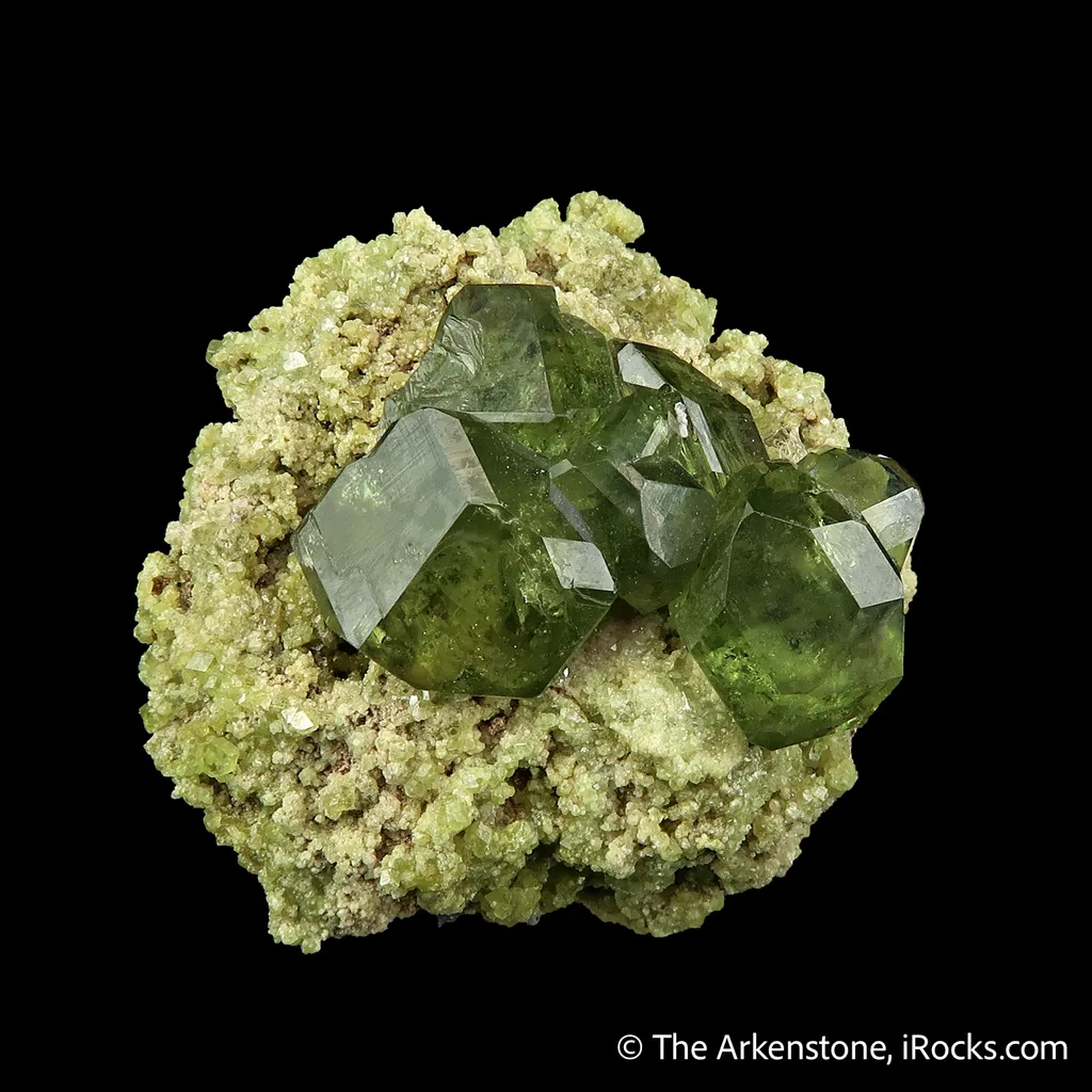 Andradite var. Demantoid Garnet image