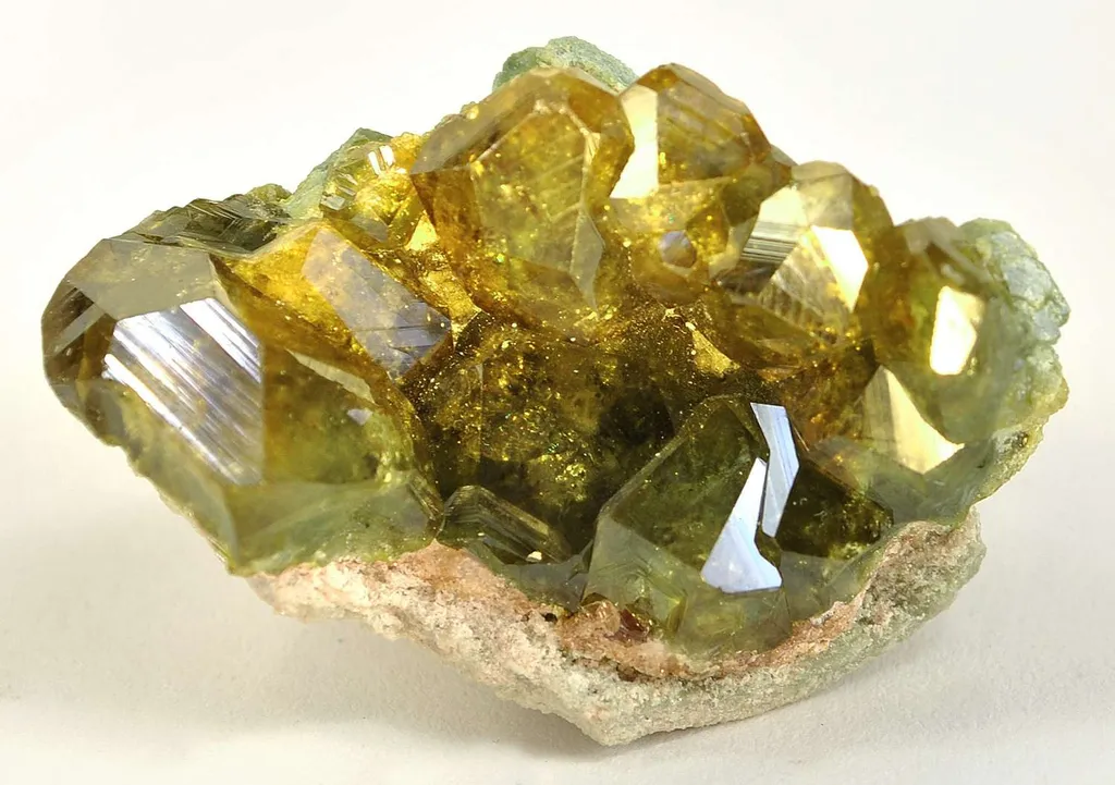 Andradite Var. Topazolite Garnet image