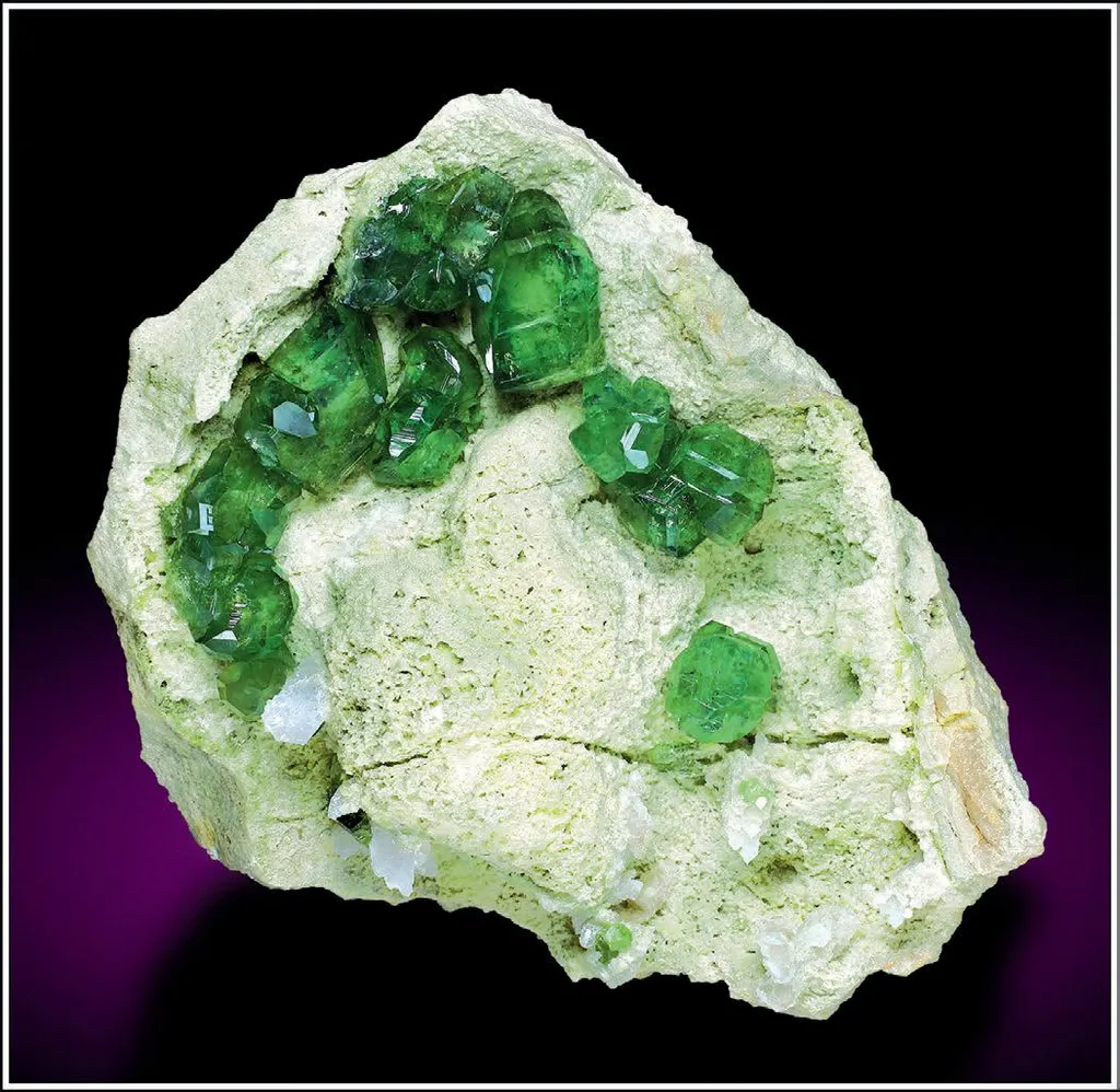 Andradite (variety Demantoid) image