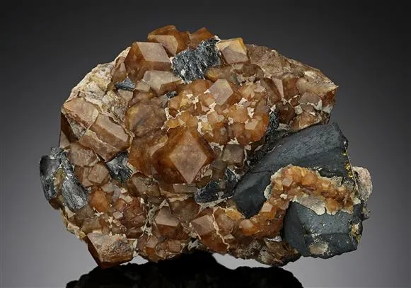 Andradite with Chalcopyrite image