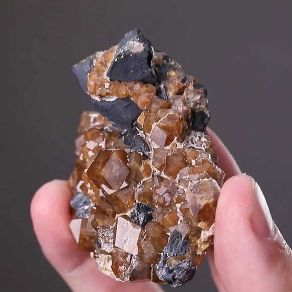 Andradite with Chalcopyrite - image 2