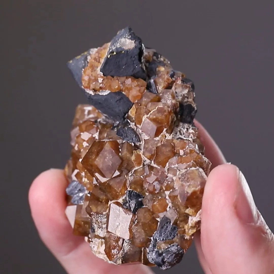 Andradite with Chalcopyrite - image 2