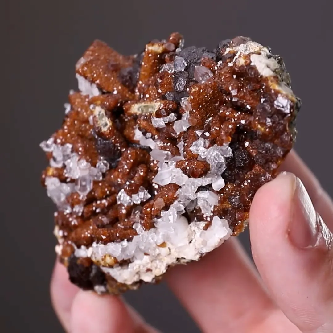 Andradite with Diopside and Quartz - image 2