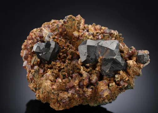 Andradite with Hedenbergite