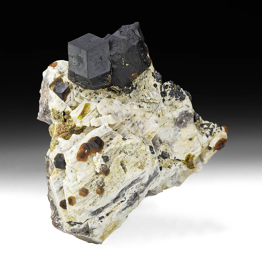 Andradite with Microcline image