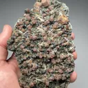 Andradite with Quartz, Hedenbergite - image 2