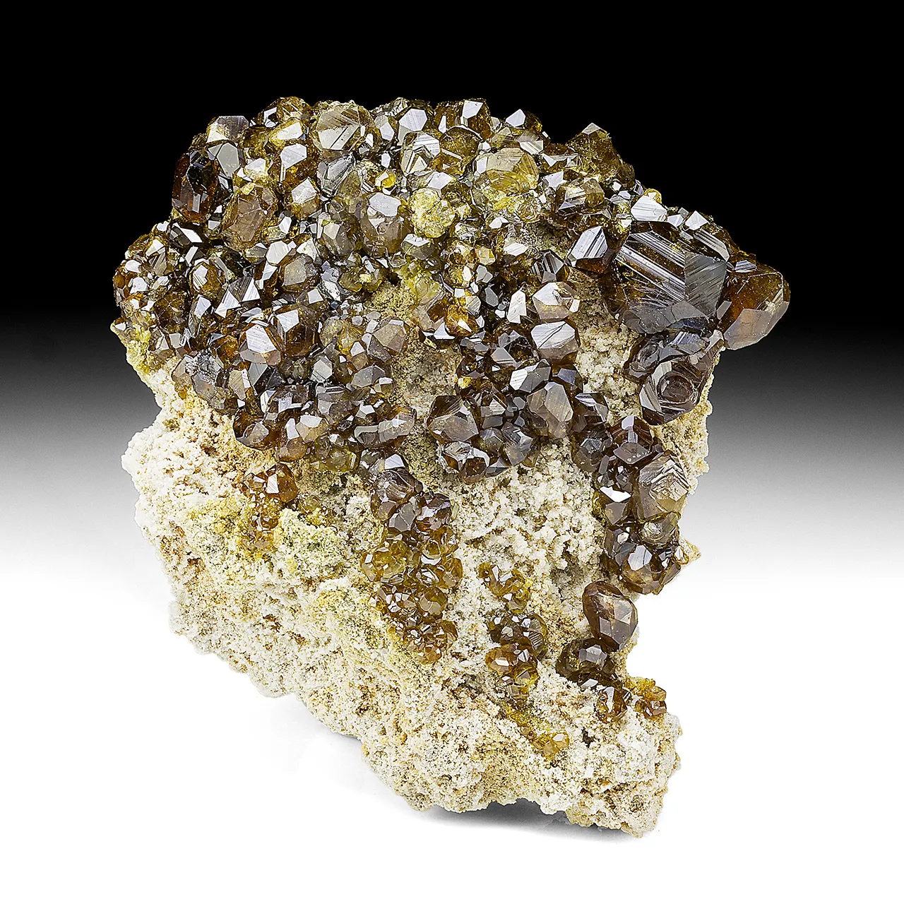 Andradite with Stilbite - image 1