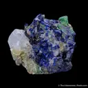 Anglesite, Azurite, and Arsentsumebite (TL) - image 1