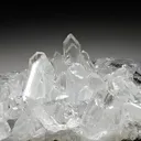 Anglesite, clear gemmy crystals grouping - image 1