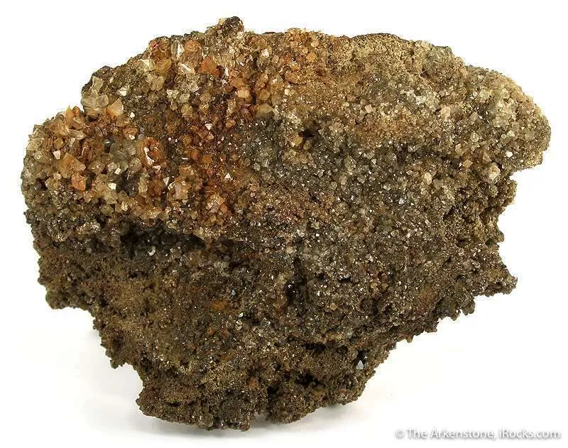 Anglesite from UK, Wales, Parys Mountain, Anglesey, Wales image
