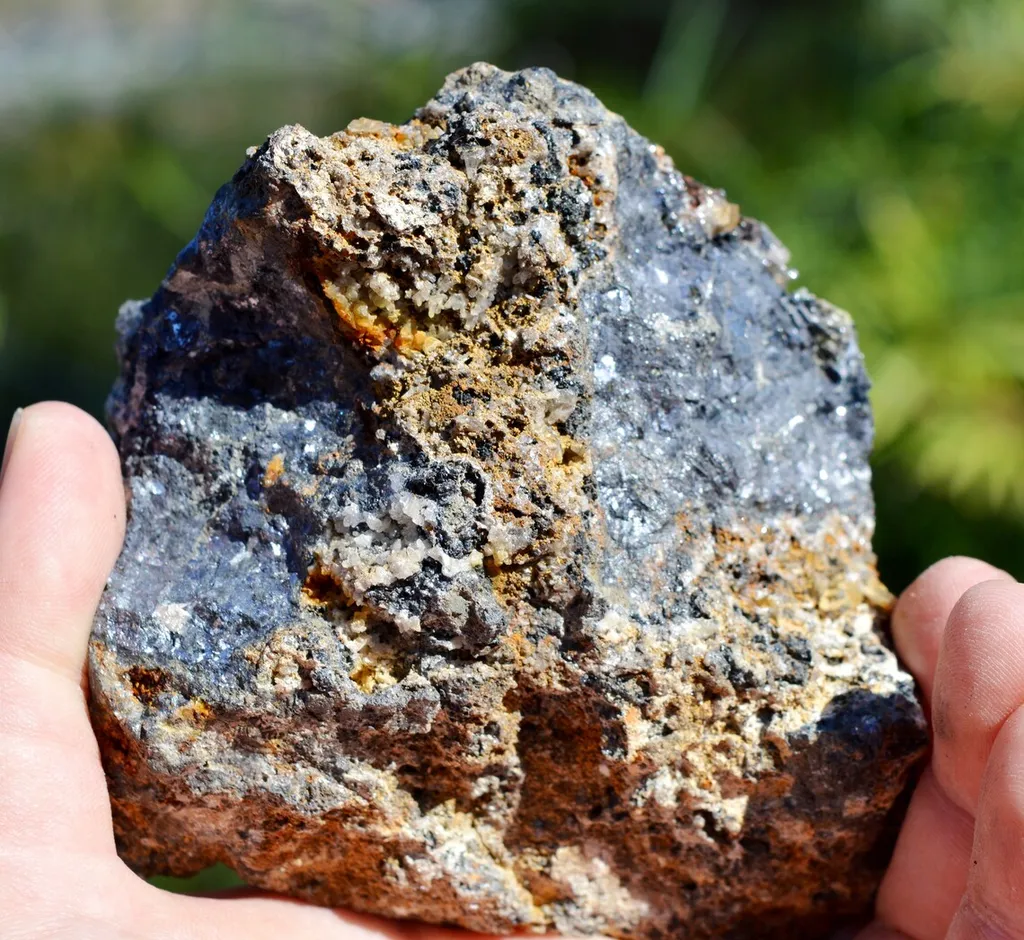 Anglesite & Galena 1500 grams - Touissit, Touissit-Bou Beker District, Jerada Province, Morocco - image 7
