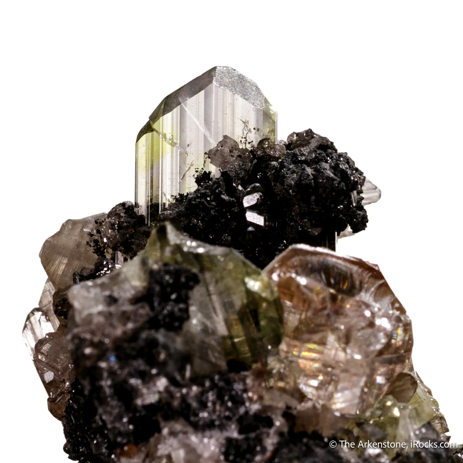 Anglesite on Cerussite - image 1