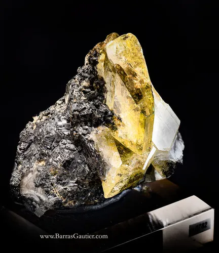 Anglesite on Galena - image 2