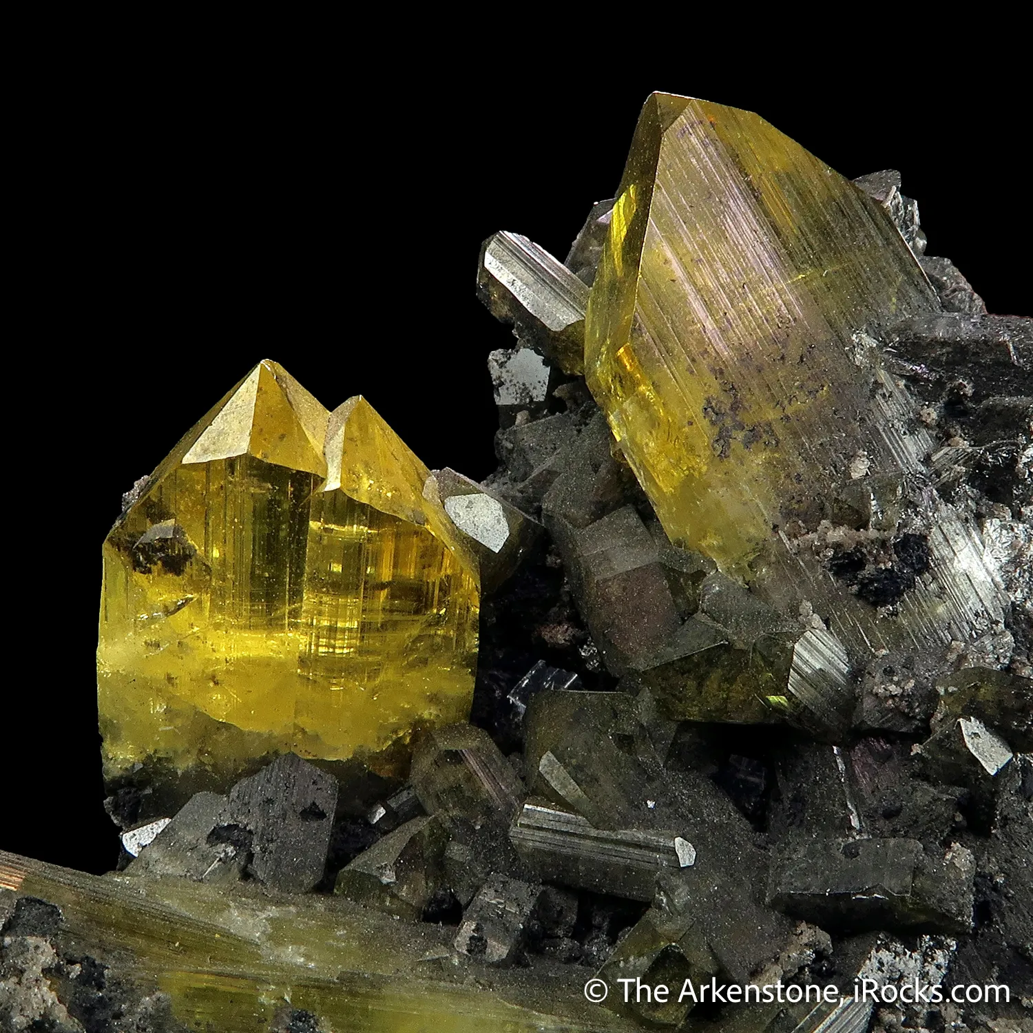 Anglesite on Galena - image 3