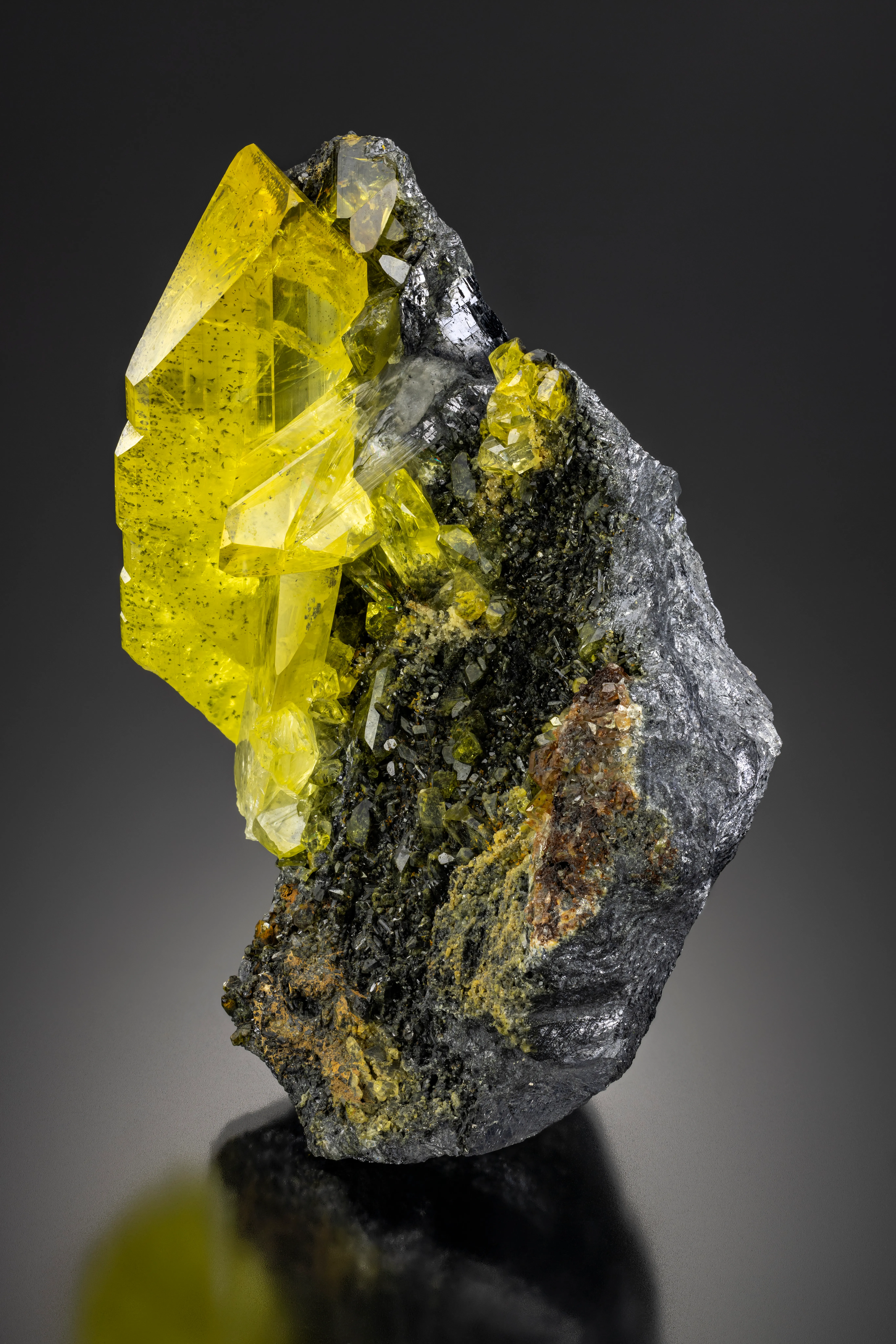 Anglesite on Galena - image 1