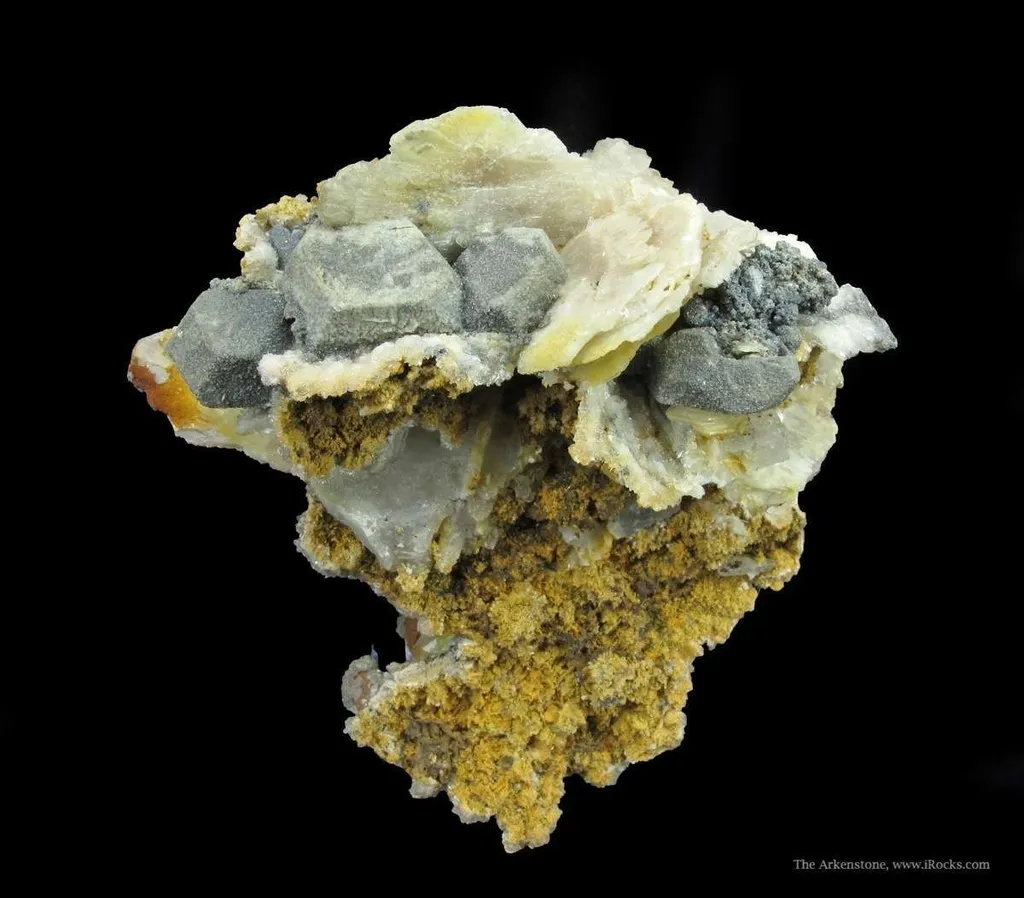 Anglesite Ps. Galena With Cerussite image