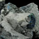 Anglesite Ps. Tennantite, on Galena - image 2